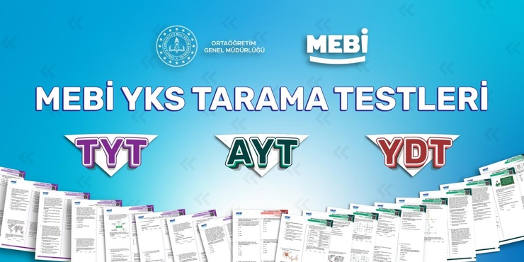 Yapay Zekâ Destekli Bireysel Öğrenme Platformu "MEBİ"DE YKS Tarama Testleri Kullanıma Sunuldu